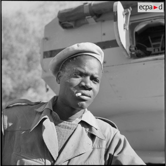 Portrait du tirailleur Sy Alassane du RCCC.