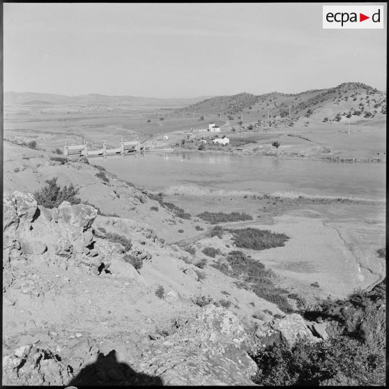 Vue générale du barrage des Portes de Fer.