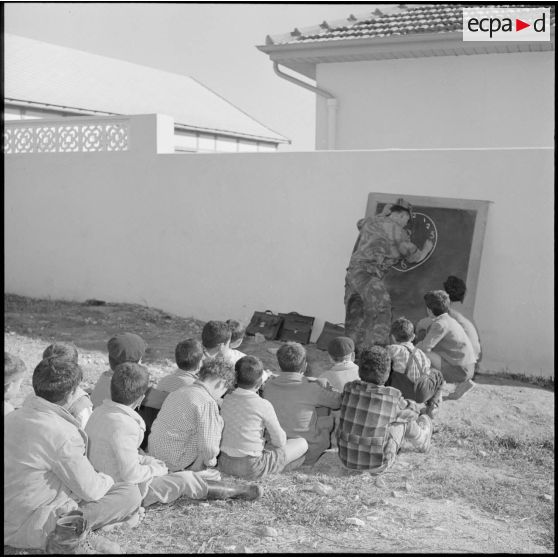 Classe de plein air, département d'Alger.