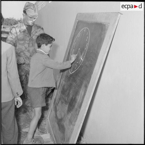 Classe de plein air, département d'Alger.
