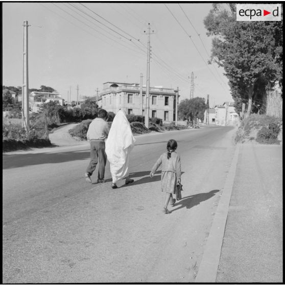 Une rue de Bouzareah.