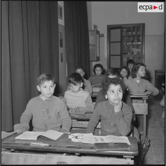 Une salle de classe de l'école de Bouzareah.