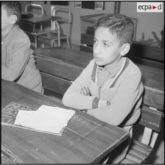 Une salle de classe de l'école de Bouzareah.