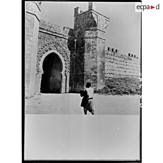 Plan moyen de la porte du Chellah.