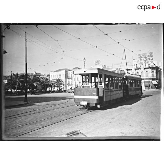 Plan général de la place des canons à Beyrouth avant l'alerte.