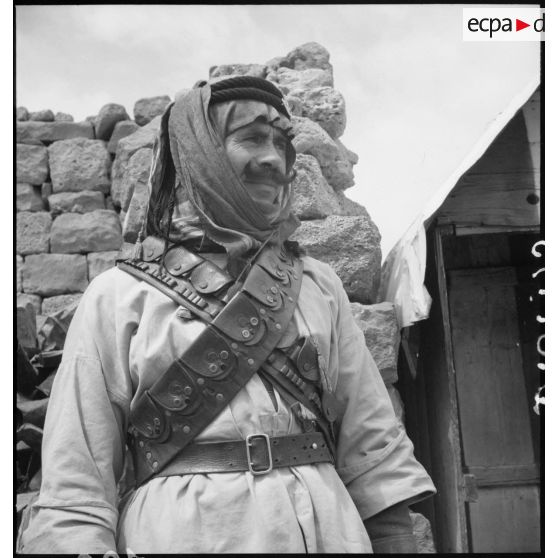 Portrait d'un cavalier druze.