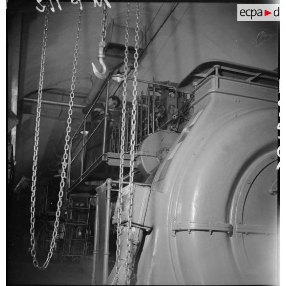 Plan général d'une machine-outil à l'intérieur de l'usine.