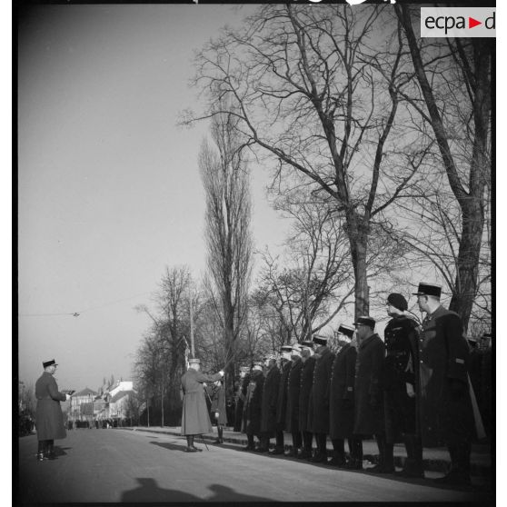 Plan général des récipiendaires lors de la cérémonie militaire.