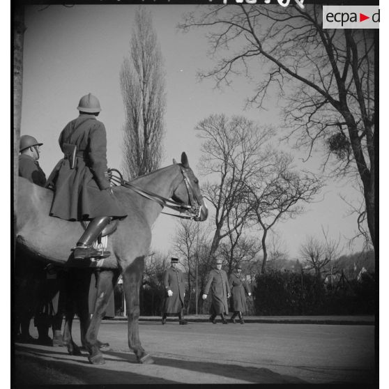 Plan général des récipiendaires lors de la cérémonie militaire.