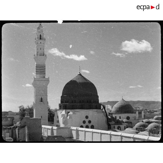 A Médine plan général de la mosquée construite sur l'emplacement de la tombe du prophète.