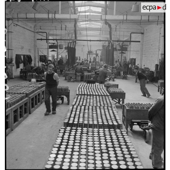 Plan général d'un atelier de confection d'obus.