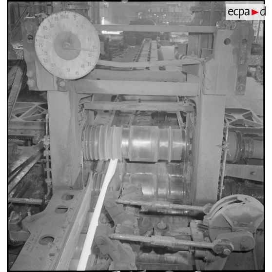 Plan moyen de l'opération de laminage.