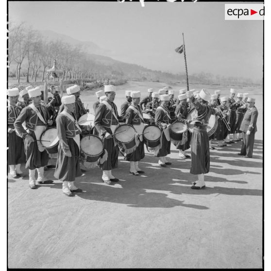 Plan général de la musique du 1er RTA.