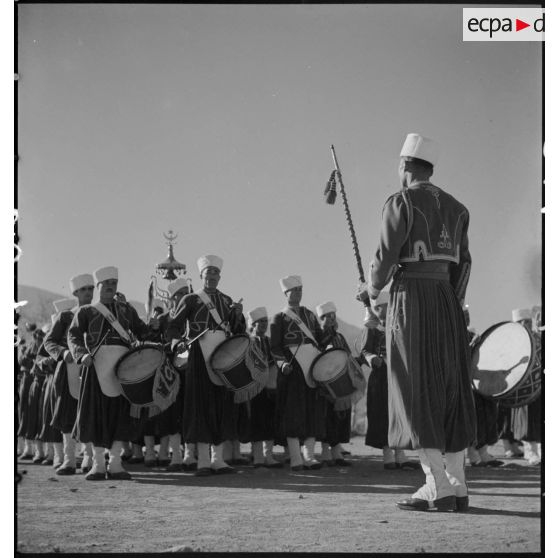 Plan général de la musique du 1er RTA.