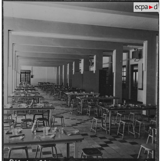 Algérie. Des bâtiments du Génie. Mess.