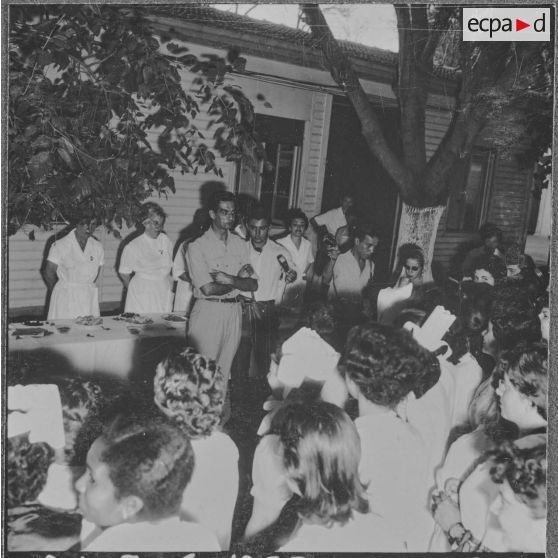 Rouïba. Fête de fin de stage chez les EMSI (équipe médico-sociale itinérante). Discours des autorités.