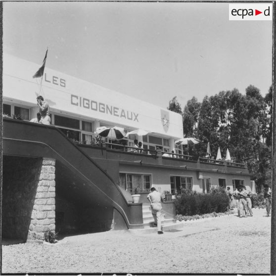 Bône. Centre de repos de la ZNEC (zone nord est constantinois). Le bâtiment principal.