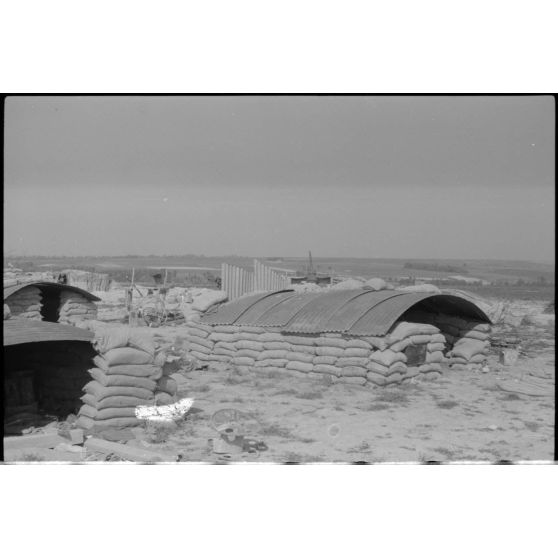 Positions défensives britanniques.