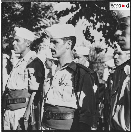 Saint Arnaud. Anniversaire de la création du 3e régiment des tirailleurs (RT). Portrait d'un tirailleur.