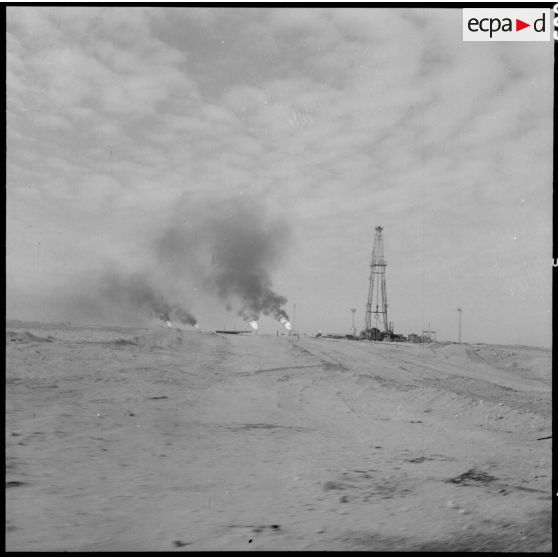 Hassi Messaoud. Torchères.