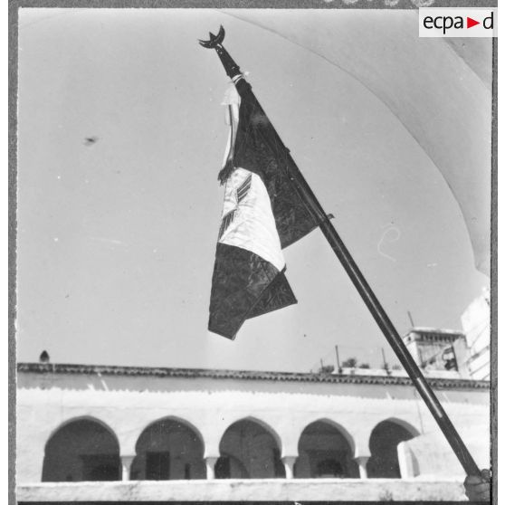 Algérie. Fanion du général Challe.
