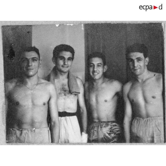 Portraits de boxeurs prit lors d'un gala de boxe.