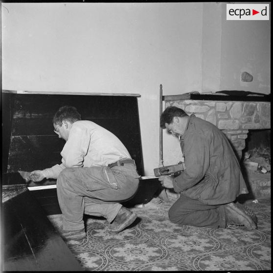 L'intérieur du foyer. <br>