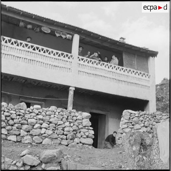 Façade du cantonnement du 7e bataillon de chasseurs alpins (BCA).