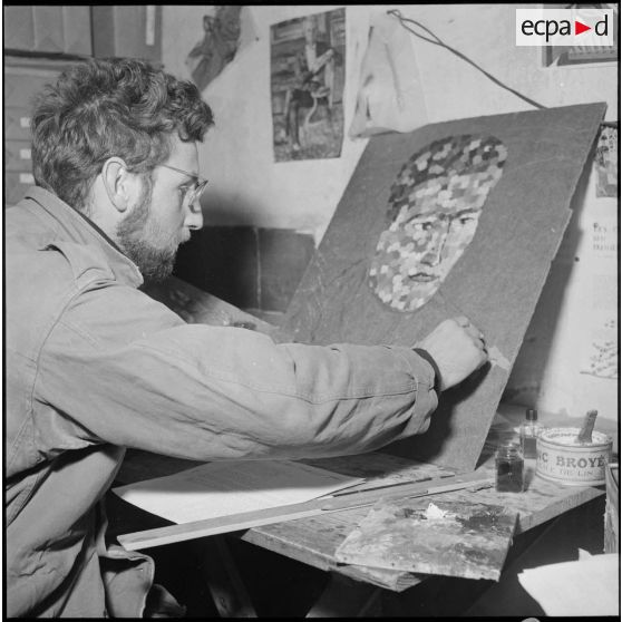 Moment de détente au 7e bataillon de chasseurs alpins (BCA).