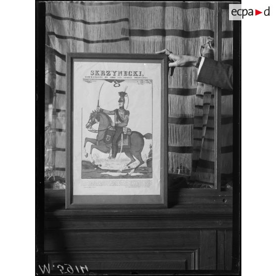 Paris, exposition polonaise. Portrait du général Skrzynecki, commandant en chef des armées polonaises. [légende d'origine]