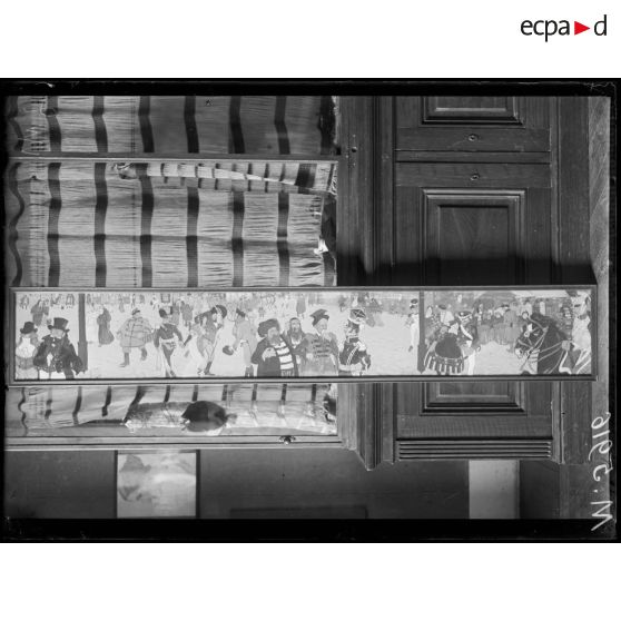 Paris, exposition polonaise. Projet de fresque. [légende d'origine]