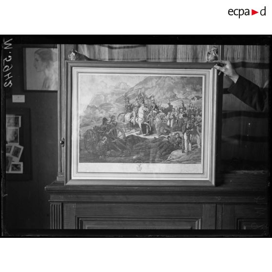 Paris, exposition polonaise. La bataille de Soms Sierra. [légende d'origine]