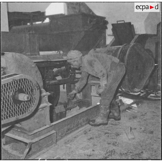 La Socoman (société commerciale et minière pour l'Afrique du Nord). Automatisme de la fabrication du béton.