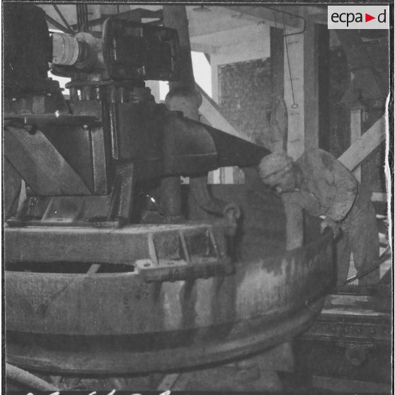 La Socoman (société commerciale et minière pour l'Afrique du Nord). Automatisme de la fabrication du béton.