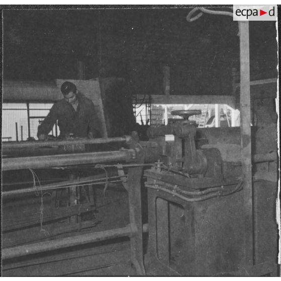 La Socoman (société commerciale et minière pour l'Afrique du Nord). Manutention.