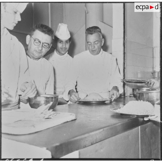 Ben-Aknoun. Ecole hôtelière. La cuisine.