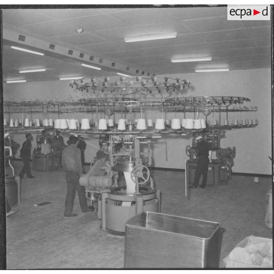 Relizane. Bonneterie d'Oued-Zina. Tricoteuses.