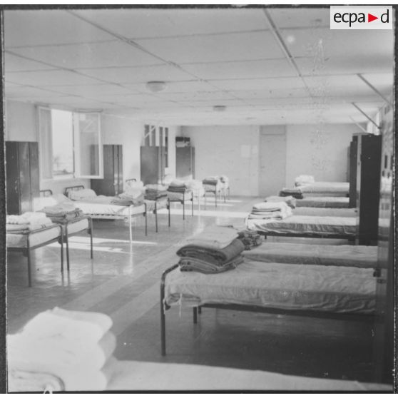 Clinchant. Centre de formation professionnelle agricole (CFPA). Le dortoir.