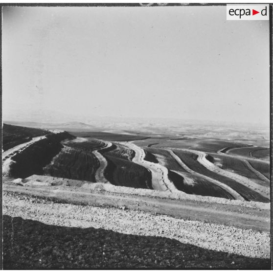 Ouled Zid. Le travail est terminé. Les bulldozers de la Défense et Restauration des sols (DRS) ont fait leur travail et la terre est ensemencée.