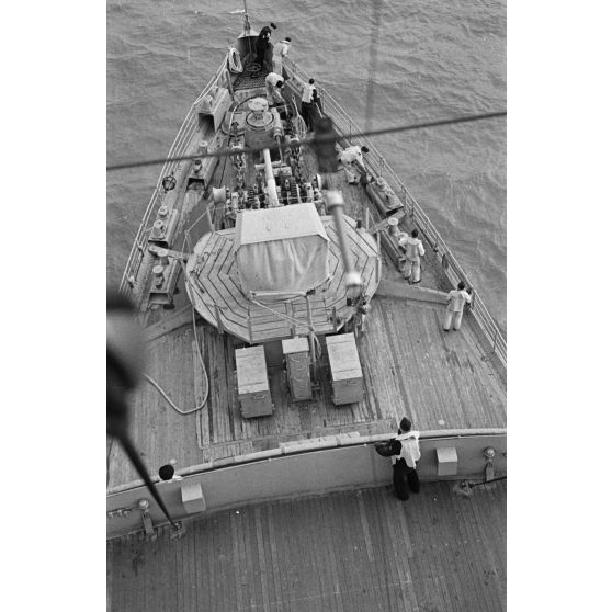 L'armement du mouilleur de mines Ostmark.