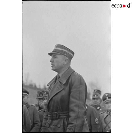 Portrait de Fritz Todt lors d'un discours.