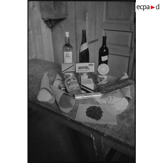 Denrées fournies aux soldats.