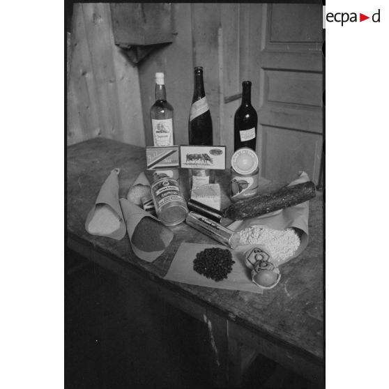 Denrées fournies aux soldats.