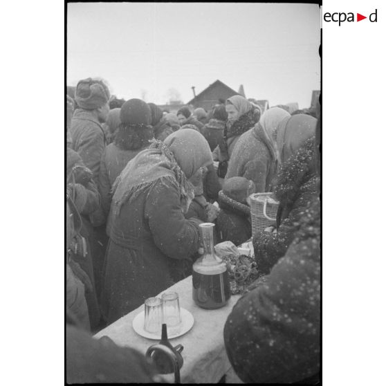 Un marché à Vitebsk (Witebsk).