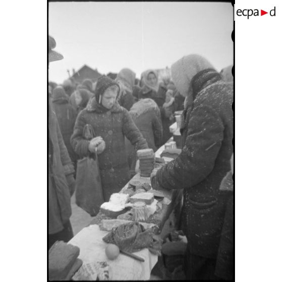 Un marché à Vitebsk (Witebsk).
