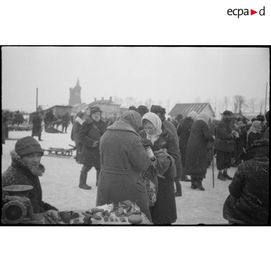 Un marché à Vitebsk (Witebsk).