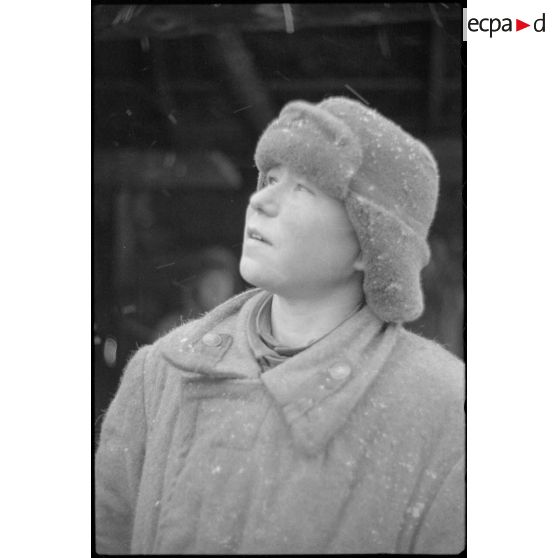 Portrait d'un prisonnier soviétique.