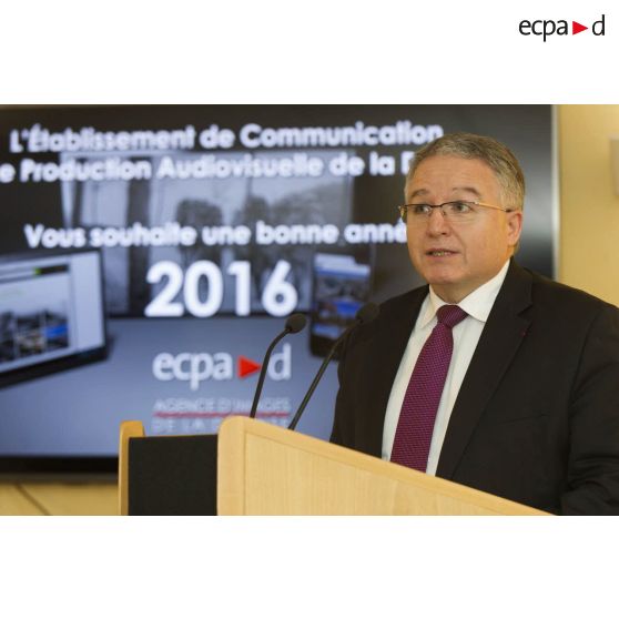 Voeux du directeur de l'ECPAD au cercle mixte du Fort d'Ivry.