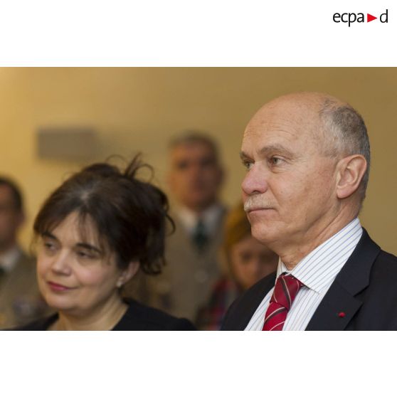 Présence de Pierre Bayle, DICOD, lors des voeux du directeur de l'ECPAD au cercle mixte.