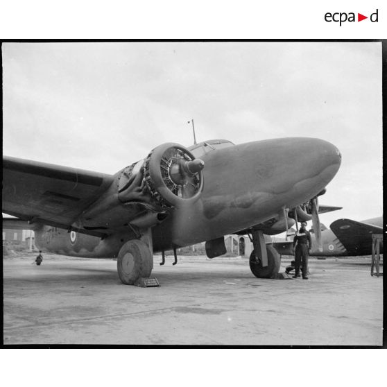 Essais d'un moteur de Lockheed C.60.